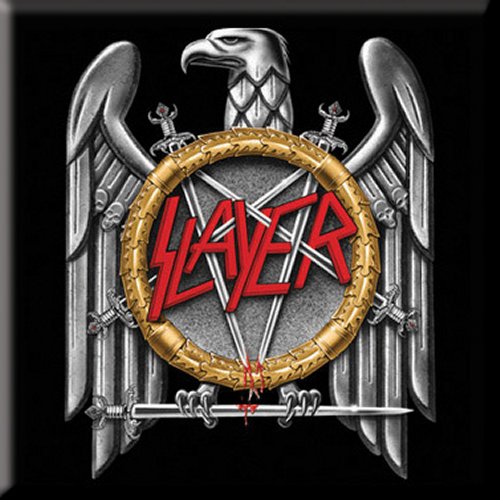 Slayer - Silver Eagle Magnet
