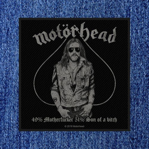 Motorhead - 49% Motherfucker 51% Son Of A Bitch - Patch